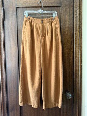 Petite Harlow Wide Leg Pant - Acorn